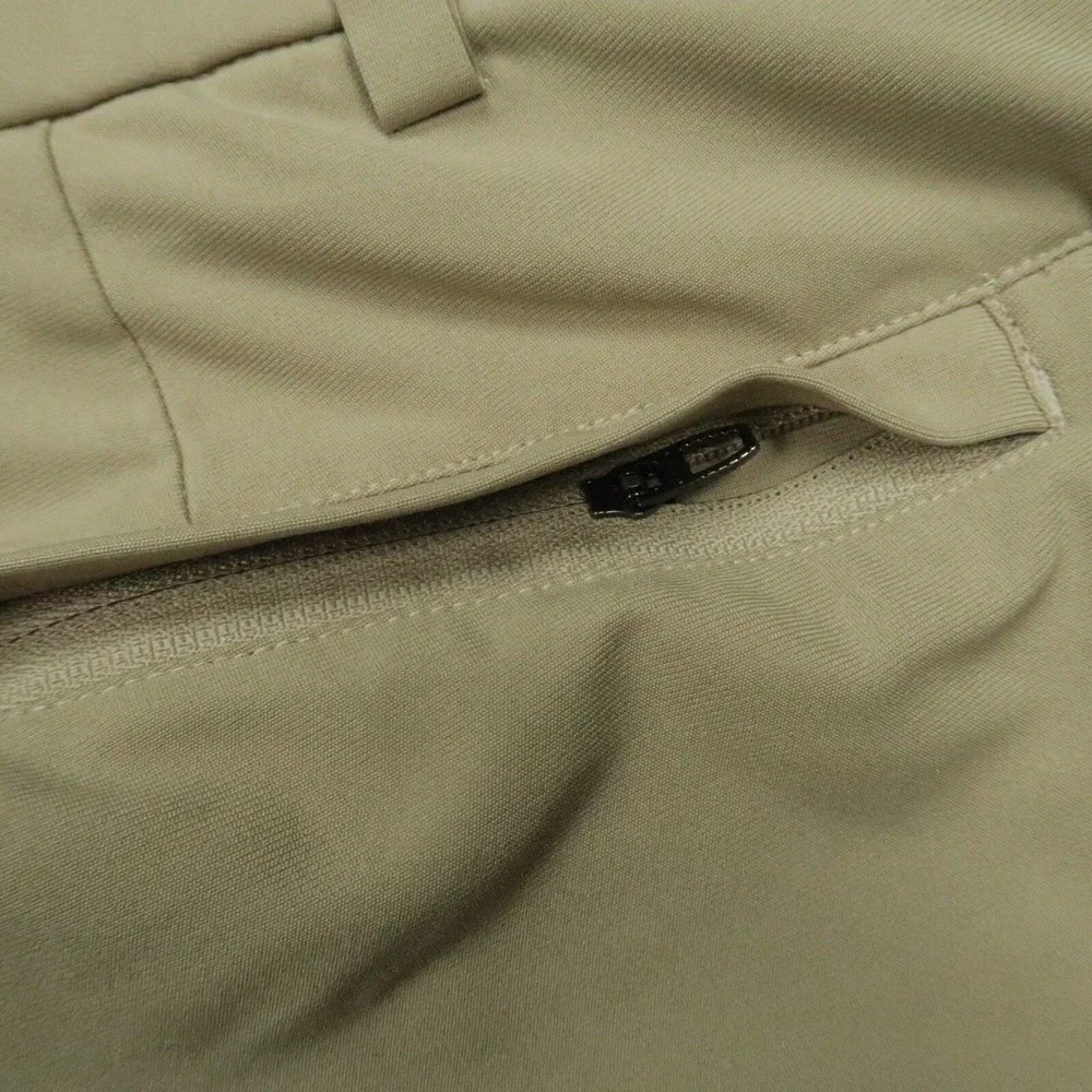 Lululemon Pants Men 34x33 Khaki‎ Tan Commission Classic Warpstreme Chino Trouser